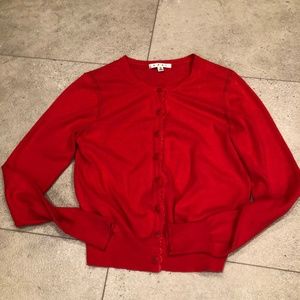 CAbi Cardigan, Red, Size M
